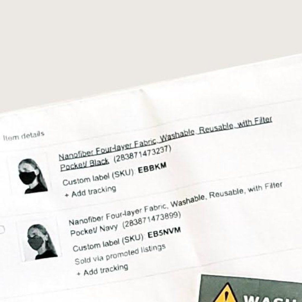 Set of 2 Nanofiber Masks NWOT - Picture 7 of 7